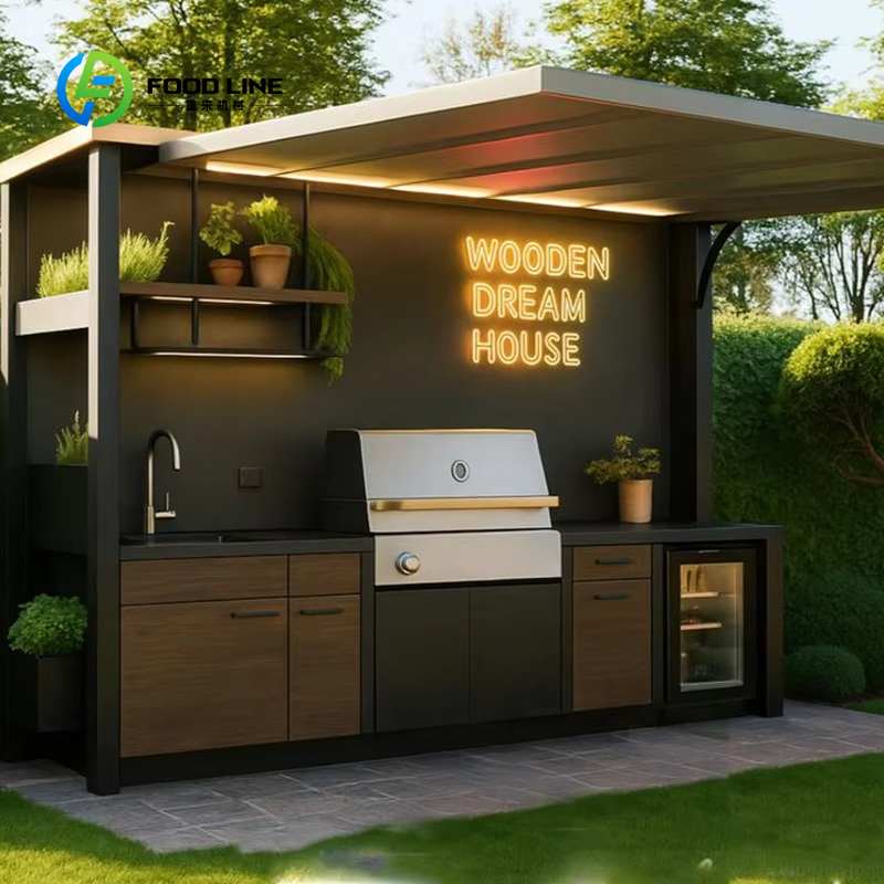 Kitchen Appliances Countertop - Outdoor Kitchen Patio BBQ Grill Island