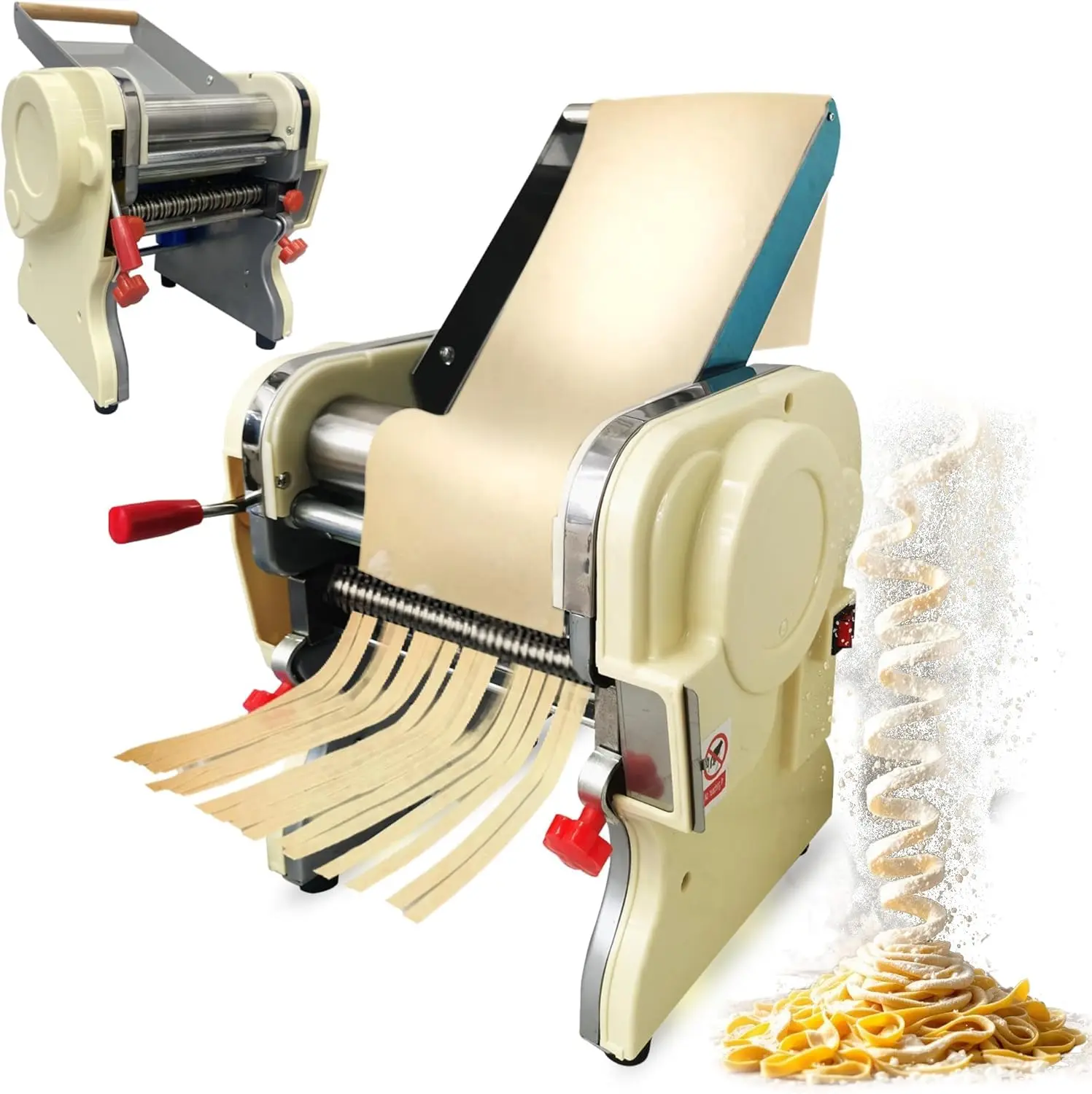 Pasta Machine Electric - Commercial Electric Pasta Maker, Noodle Maker