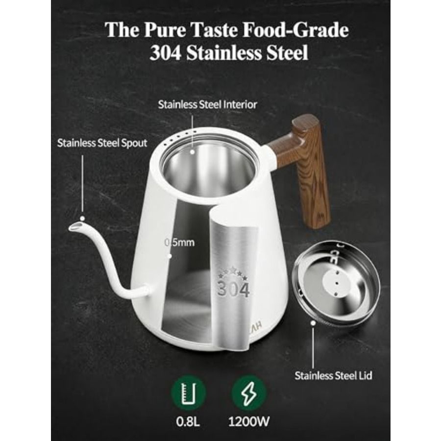 Gooseneck Electric Kettle with - đánh giá và giá Electric Kettle Gooseneck