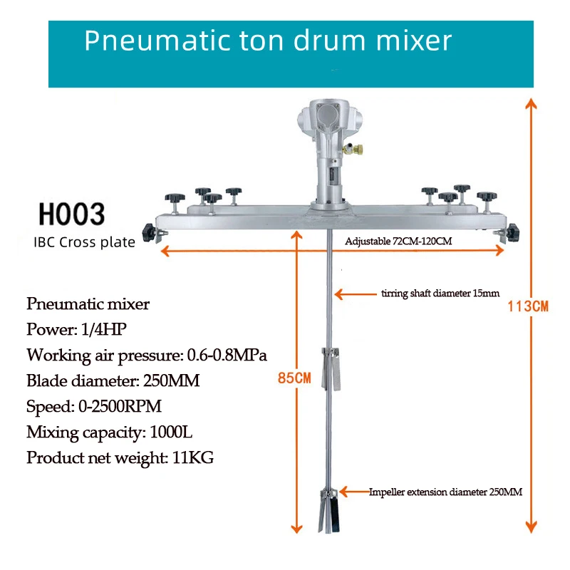 1pc Pneumatic /Electric Disper - đánh giá và giá Hand Mixer Electric