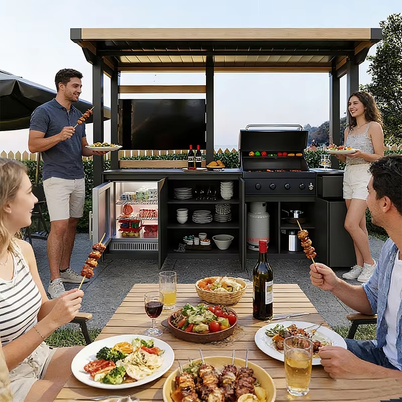 Outdoor Kitchen Modular BBQ Is - đánh giá và giá Kitchen Appliances Countertop