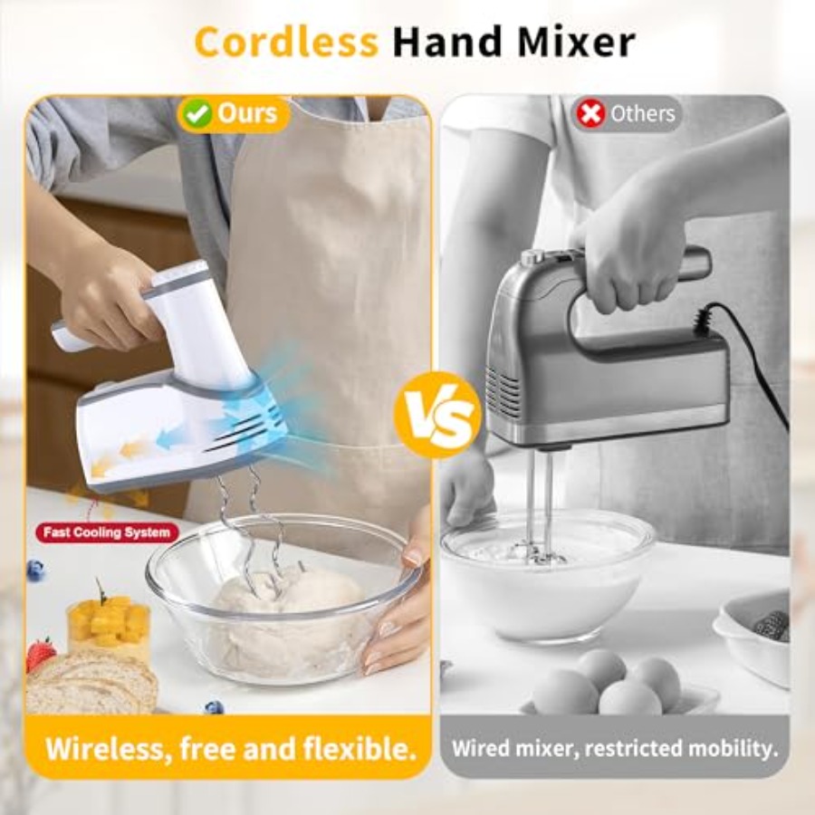 Cordless Electric Hand Mixer 1 - đánh giá và giá Hand Mixer Electric
