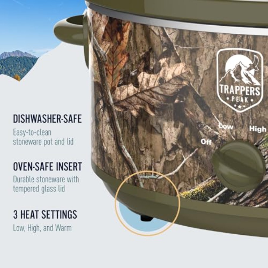 7 Quart Oval Slow Cooker Pot w - đánh giá và giá Kitchen Appliances Countertop