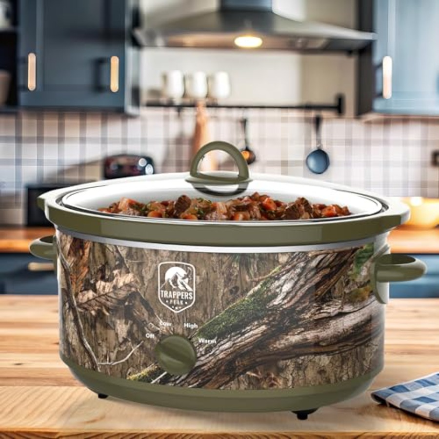 7 Quart Oval Slow Cooker Pot w - đánh giá và giá Kitchen Appliances Countertop