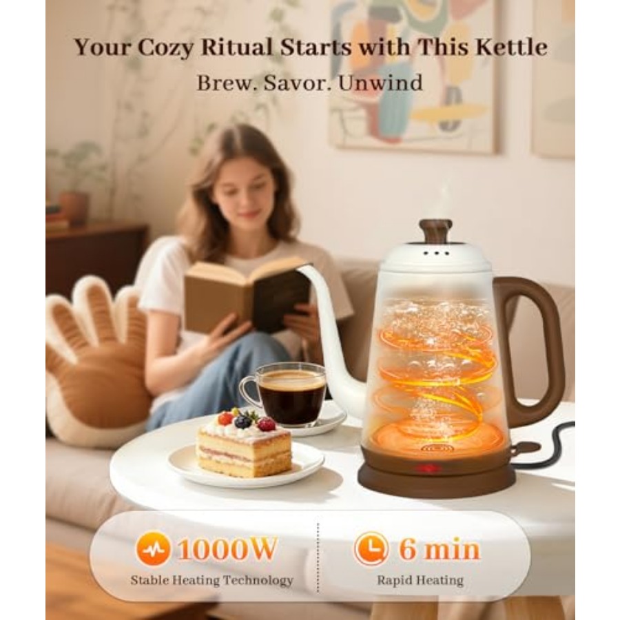Gooseneck Electric Kettle 1L 1 - đánh giá và giá Electric Kettle Gooseneck