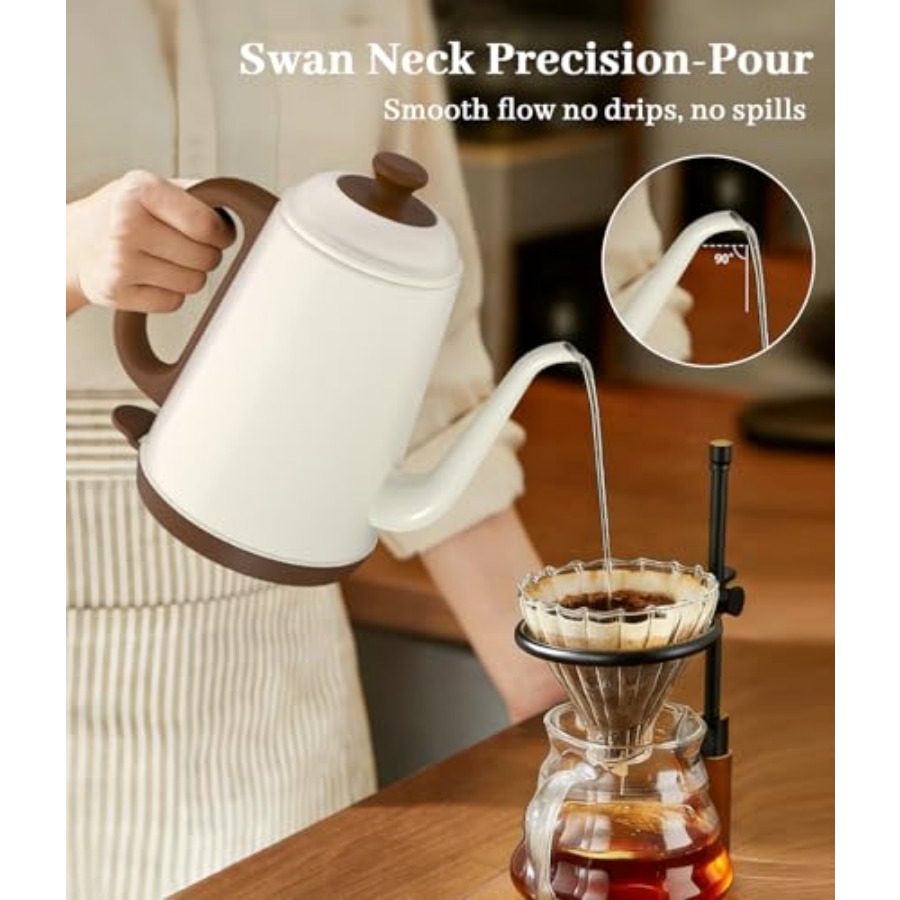 Gooseneck Electric Kettle 1L 1 - đánh giá và giá Electric Kettle Gooseneck