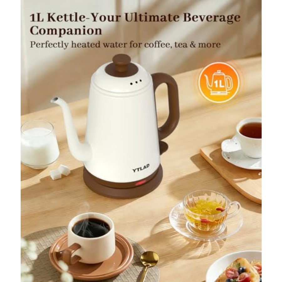 Gooseneck Electric Kettle 1L 1 - đánh giá và giá Electric Kettle Gooseneck