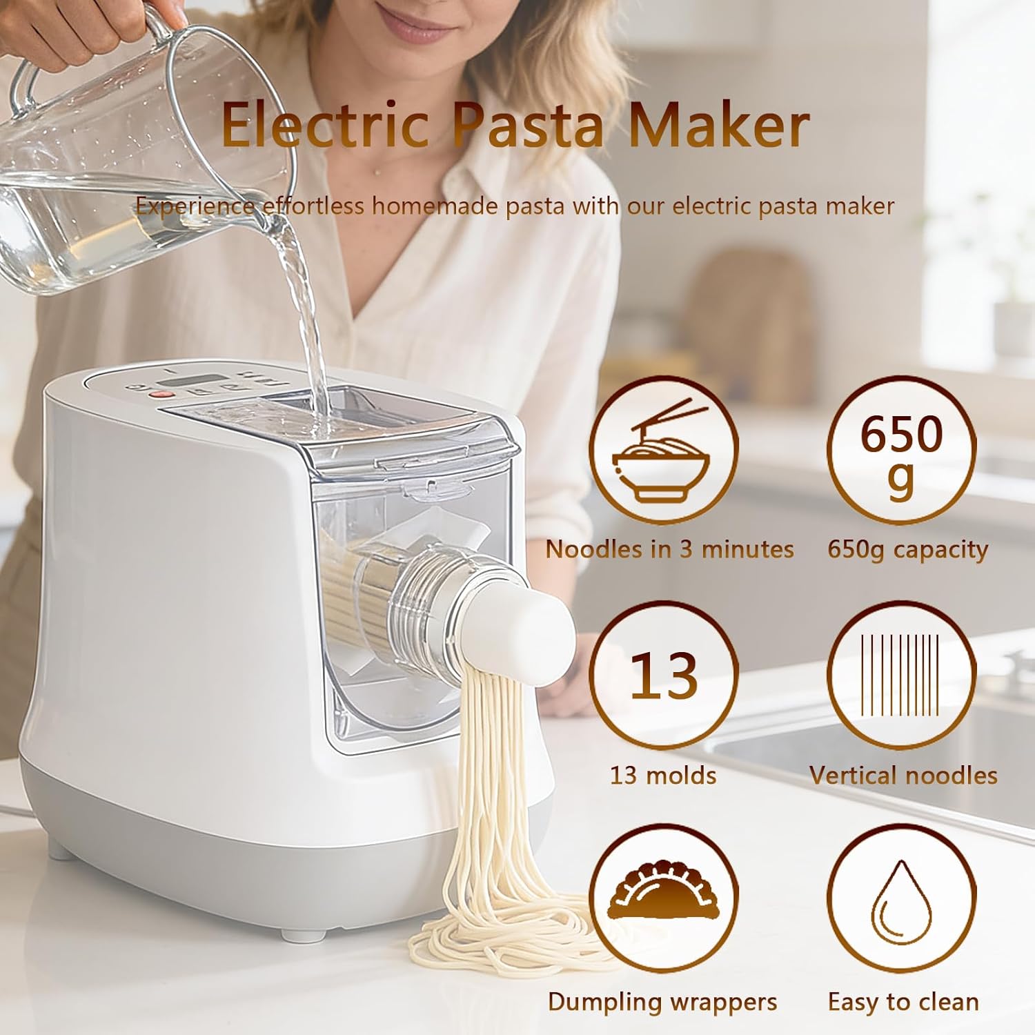 Electric Pasta Maker, Automati - đánh giá và giá Pasta Machine Electric