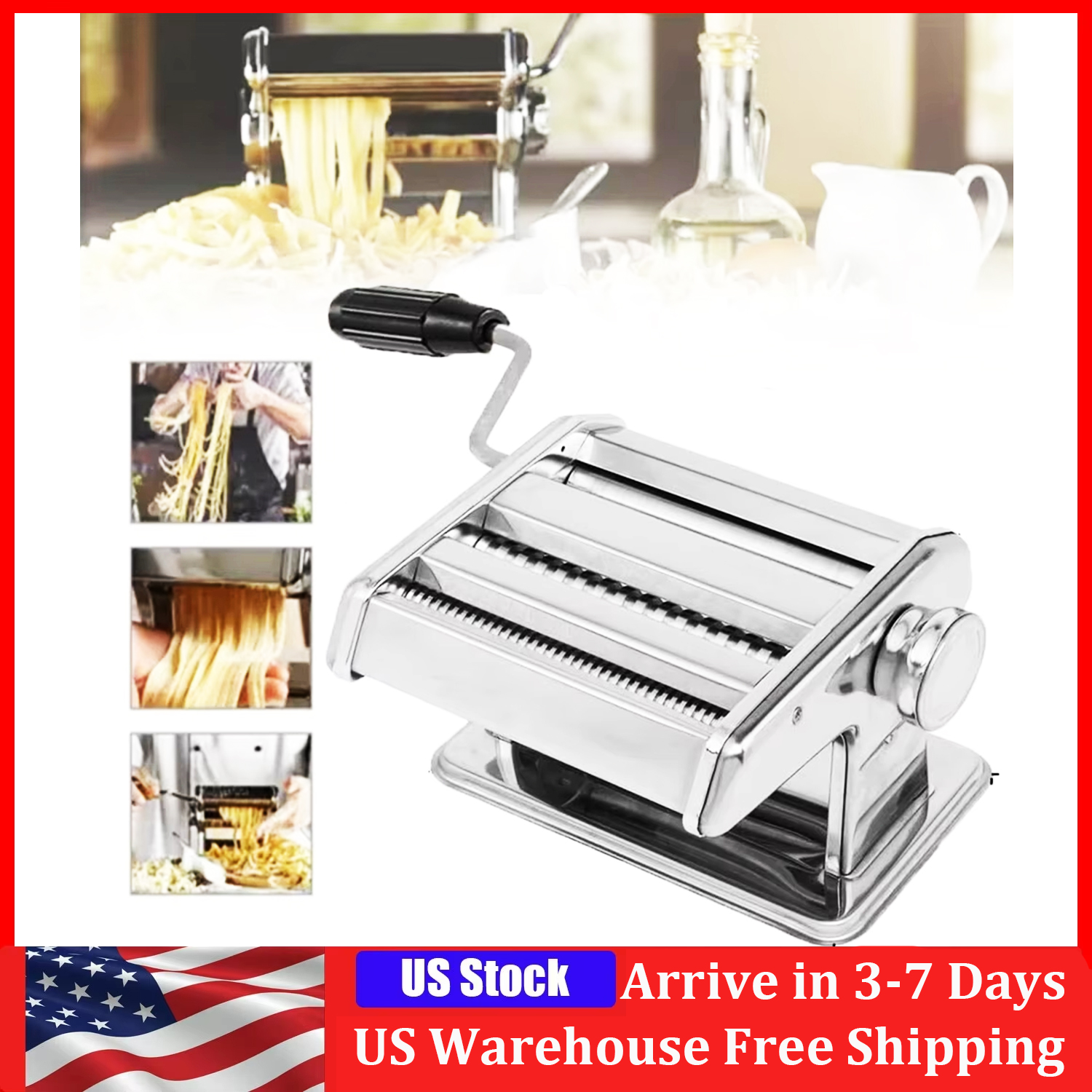 Pasta Maker Machine Stainless  - đánh giá và giá Pasta Machine Electric