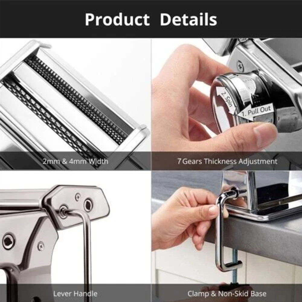 Pasta Maker Machine Stainless  - đánh giá và giá Pasta Machine Electric