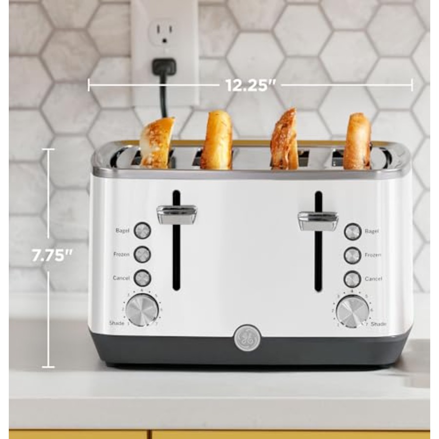4 Slice Toaster with Extra Wid - đánh giá và giá Kitchen Appliances Countertop
