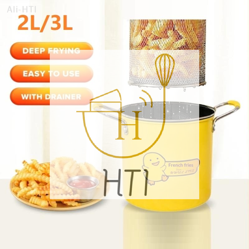 2/3L Deep Fryer Pot Stainless  - đánh giá và giá Kitchen Appliances In Japanese