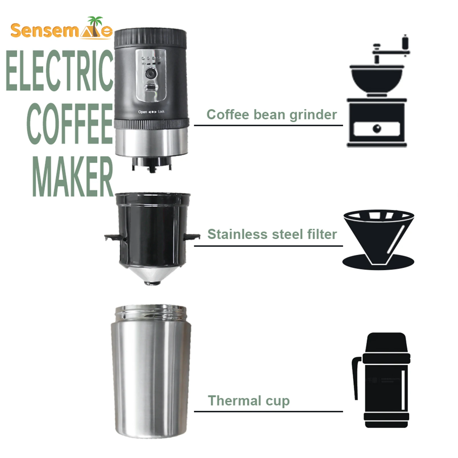Portable Camping Coffee Set US - đánh giá và giá Electric Kettle Gooseneck