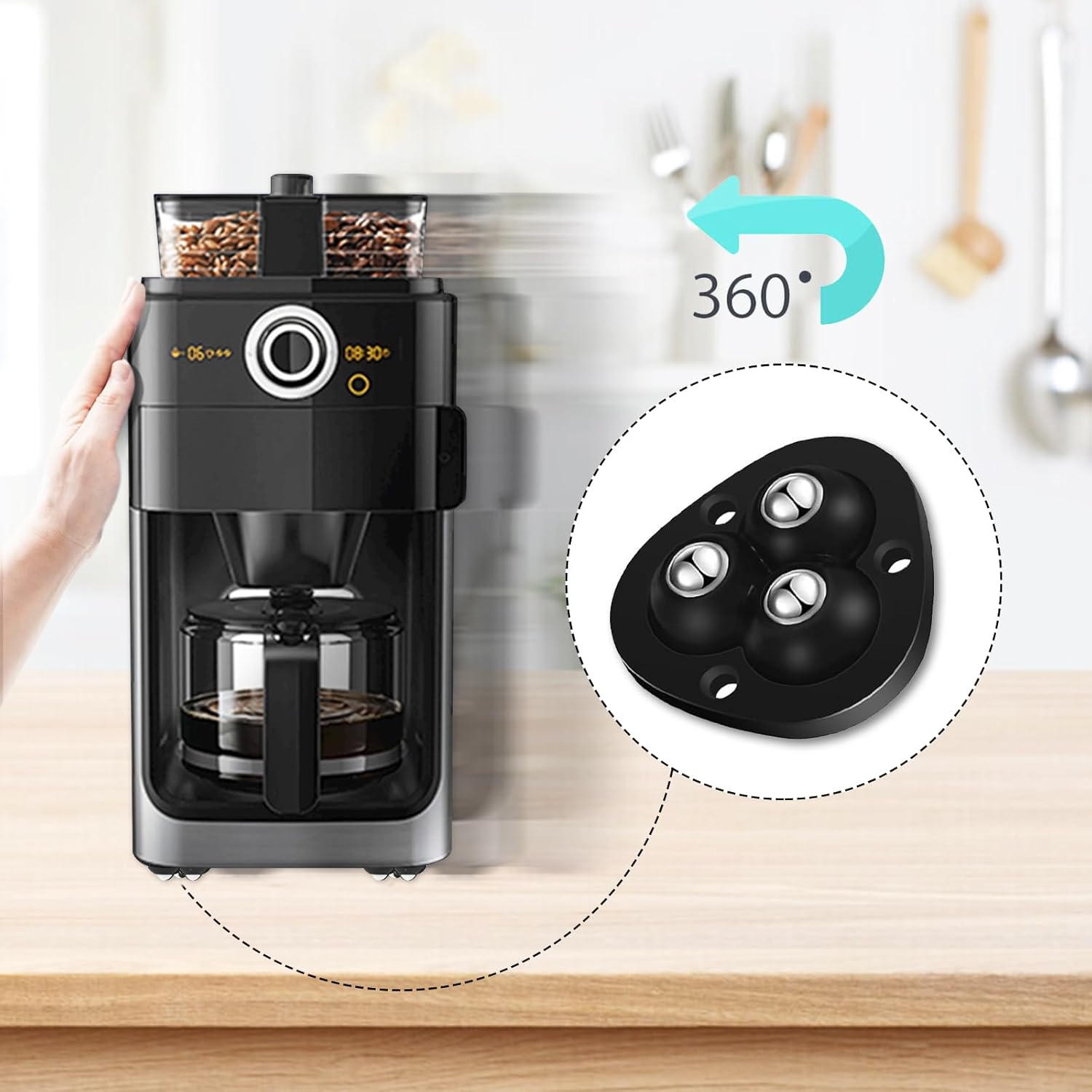8-Pack Appliance Rollers: Smoo - đánh giá và giá Kitchen Appliances Countertop