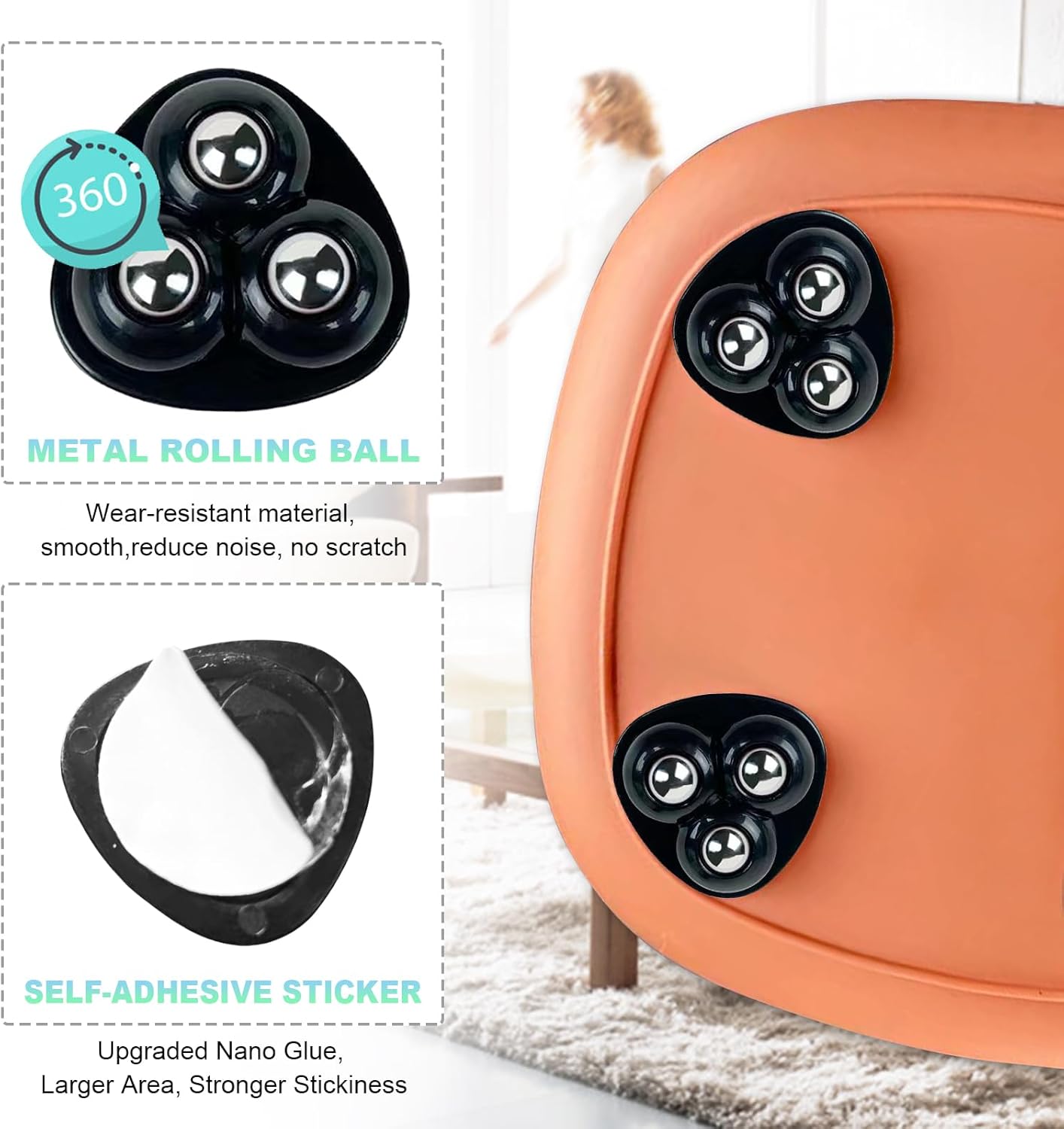 8-Pack Appliance Rollers: Smoo - đánh giá và giá Kitchen Appliances Countertop