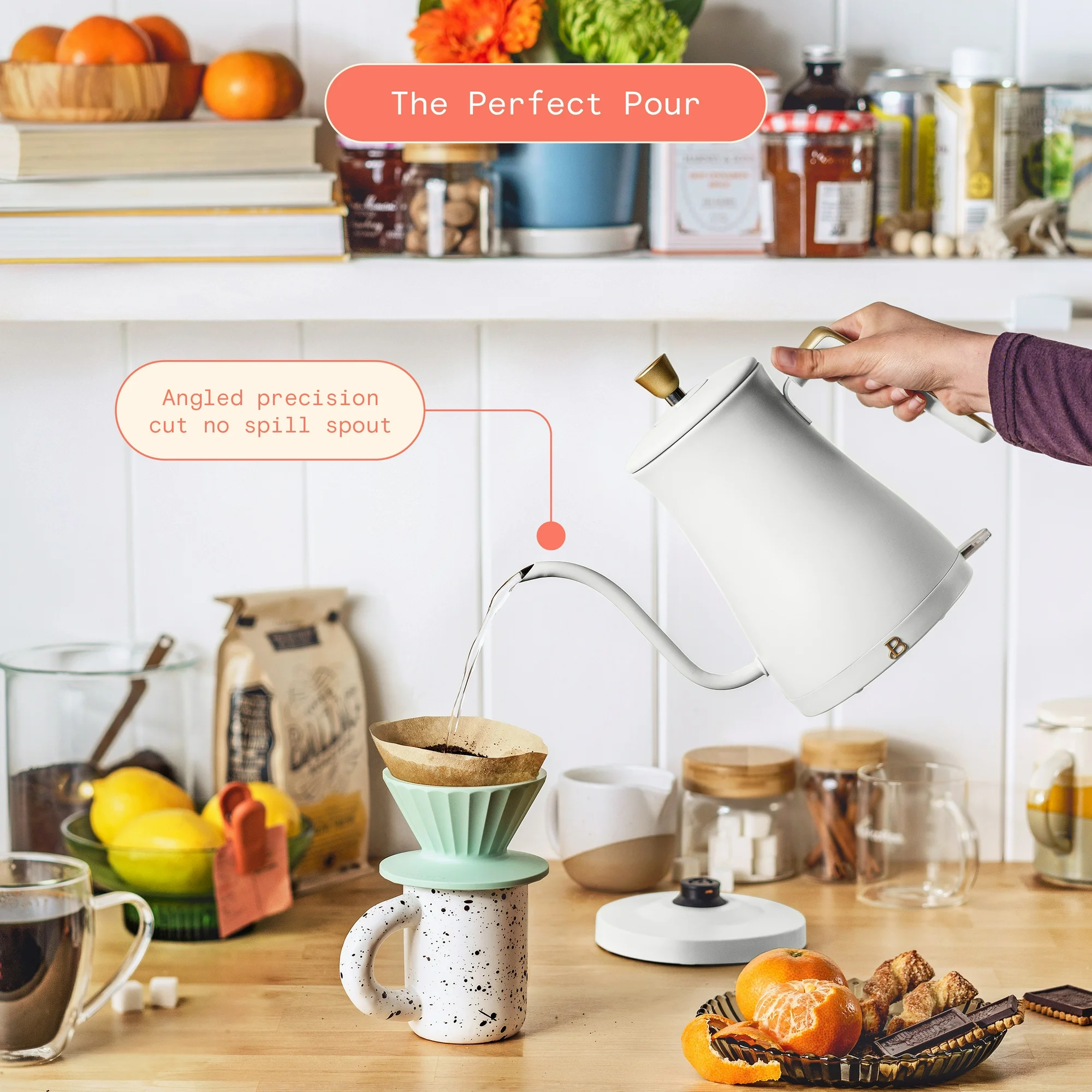Drew Barrymore 1-Liter Electri - đánh giá và giá Electric Kettle Gooseneck