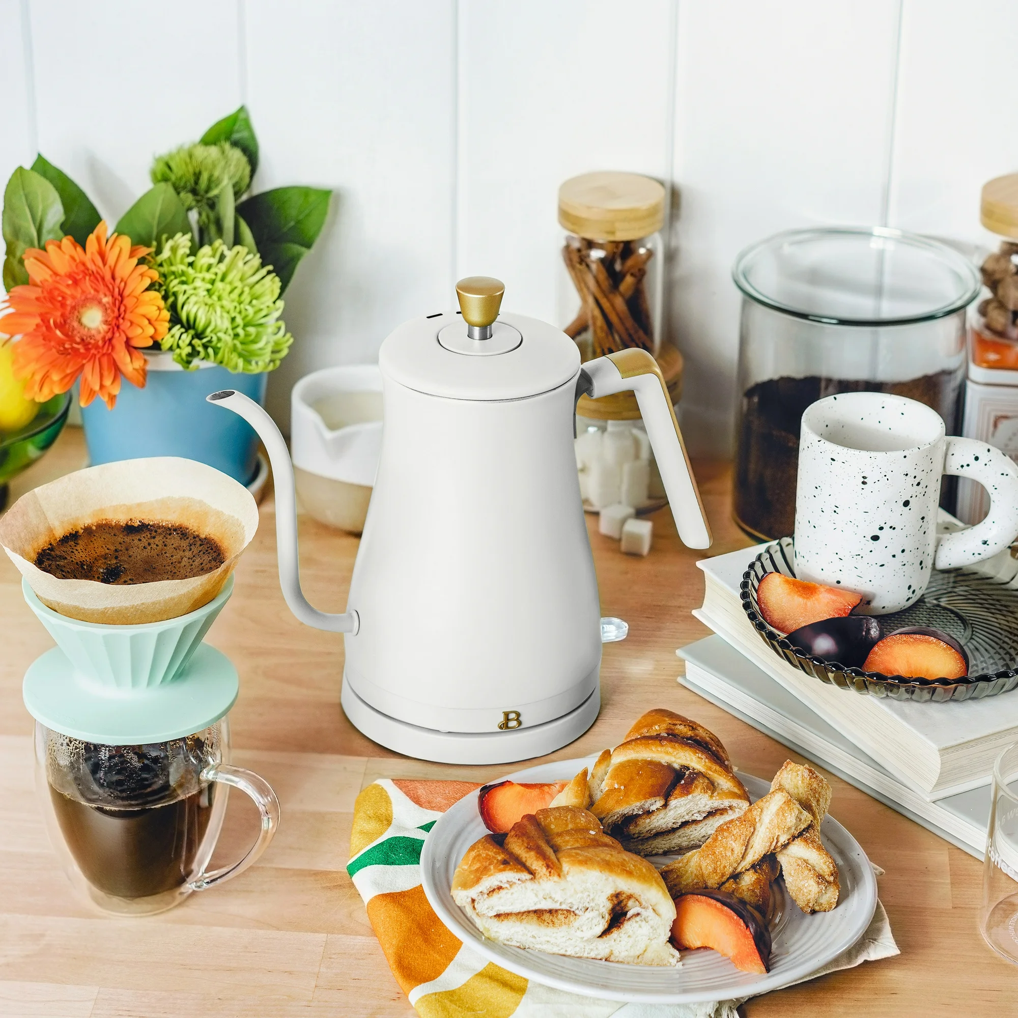 Drew Barrymore 1-Liter Electri - đánh giá và giá Electric Kettle Gooseneck
