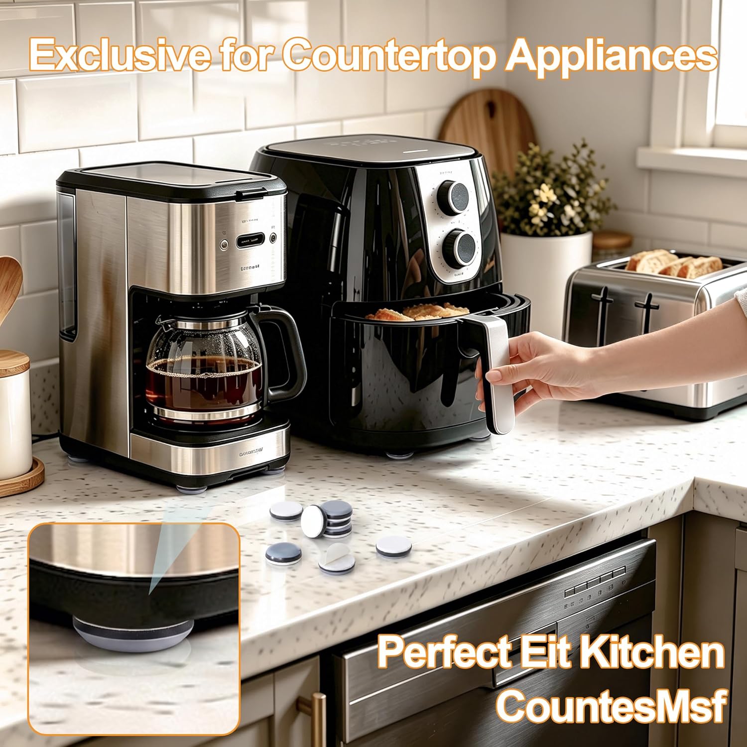 24 PCS Self-Adhesive Appliance - đánh giá và giá Kitchen Appliances You Must Have