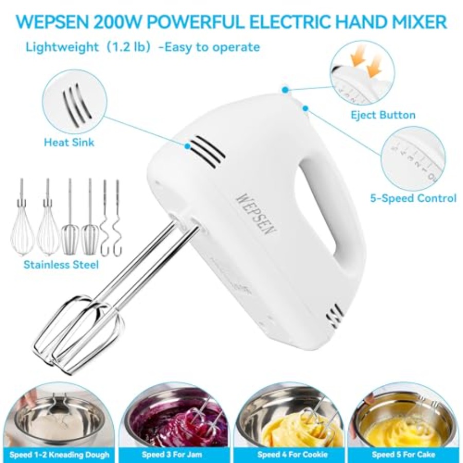 Hand Mixer Electric Mixing Bow - đánh giá và giá Hand Mixer Electric